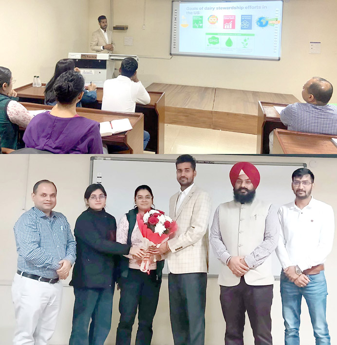 Dairy Industry Expert from USA Interacts at Vet Varsity